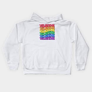 Valentines Day Love Is Love LGBT Love Kids Hoodie